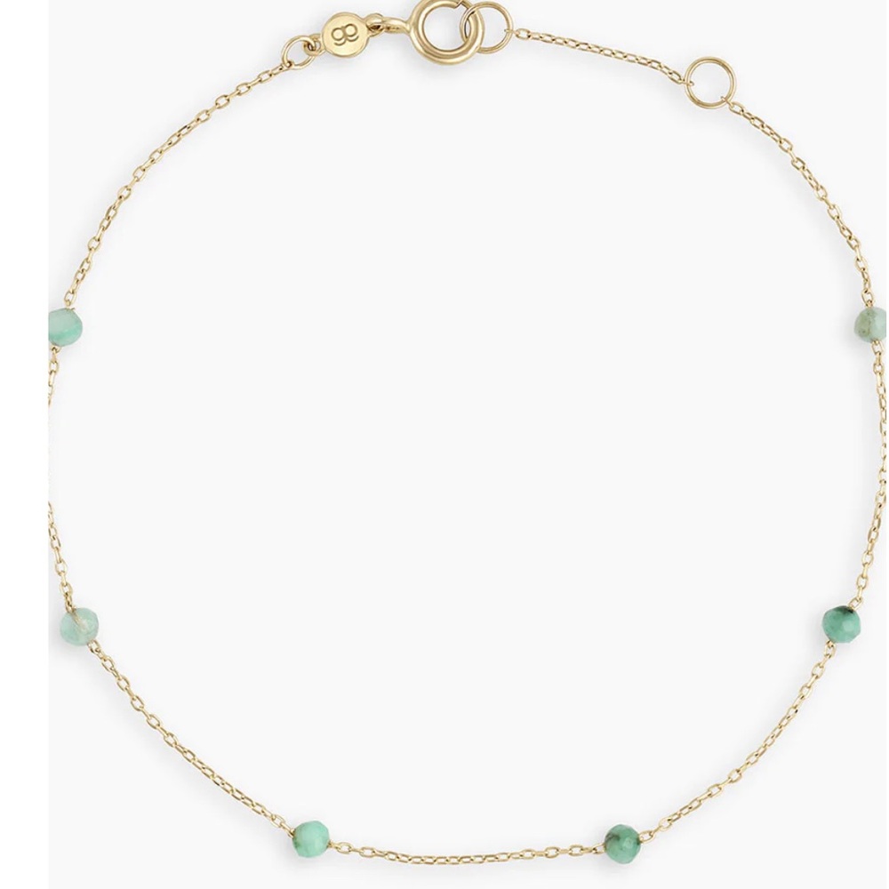 Gorjana Green Beaded Bracelet